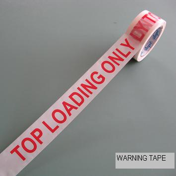 Top Load Only Warning Adhesive Tape